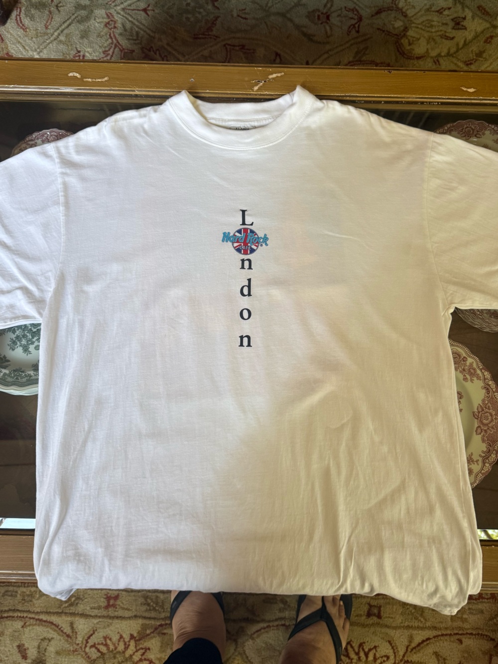 Collector 1990’s Hard Rock Cafe London XL Heavyweight Tee / New/ Great Graphics